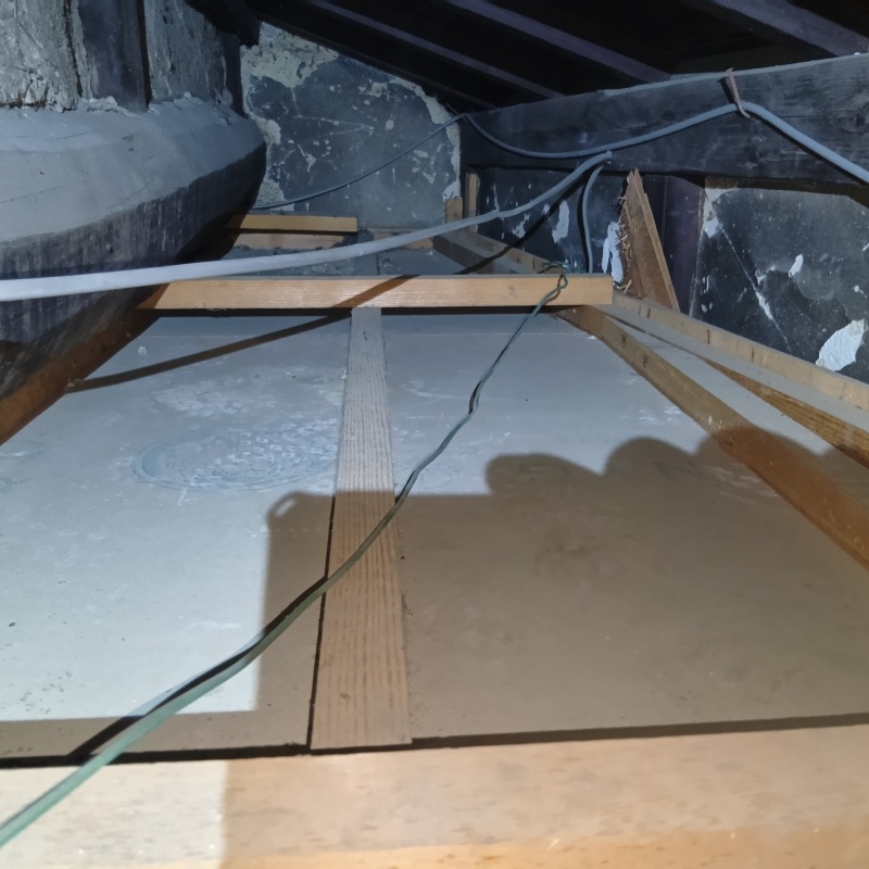 清掃後の屋根裏の様子