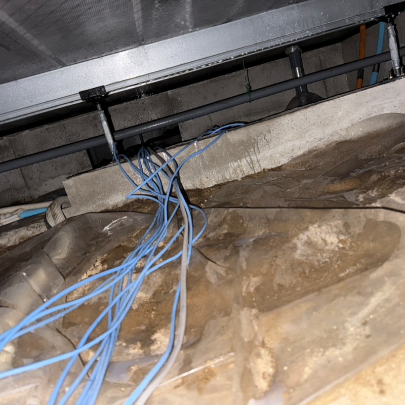 土壌処理が完了した様子