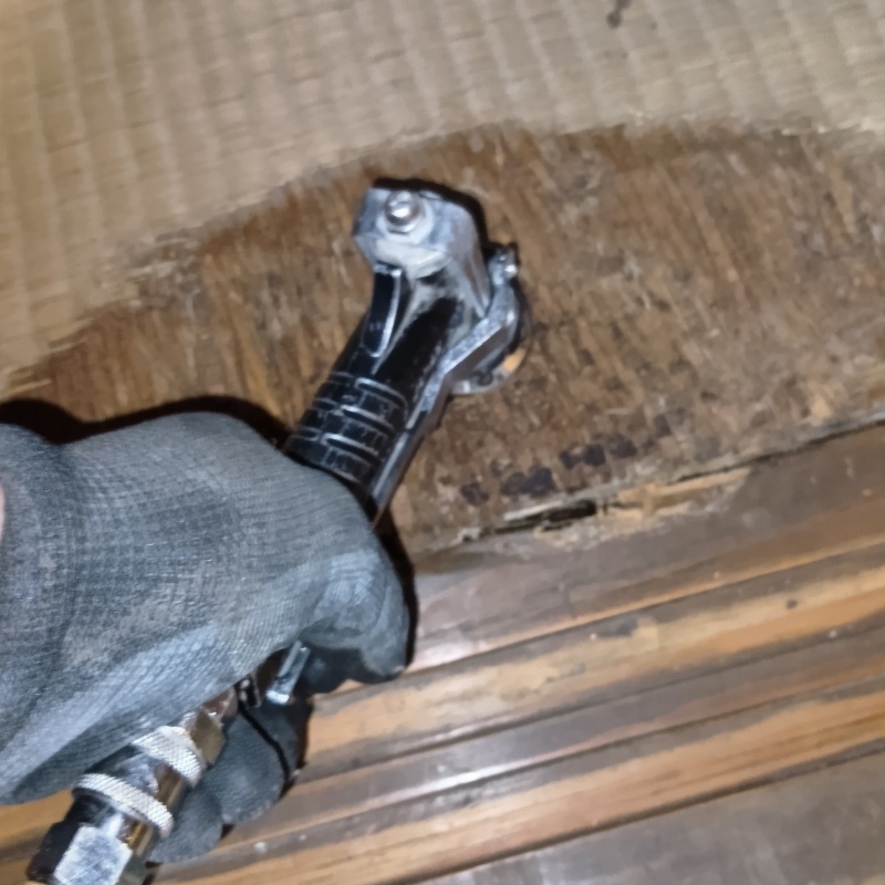 シロアリ駆除の施工事例（宮崎県北諸県郡三股町樺山）