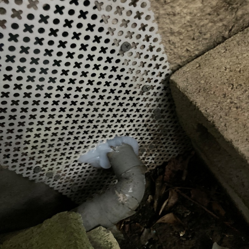 配管のすき間を封鎖