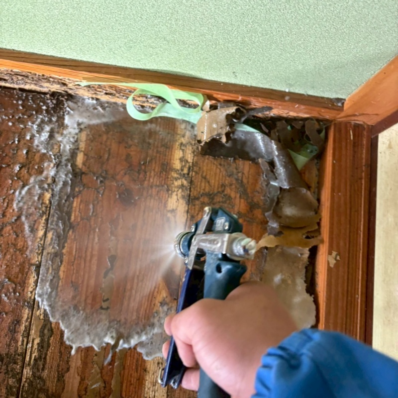 築年数22年のシロアリ駆除の施工事例（山口県美祢市秋芳町青景）