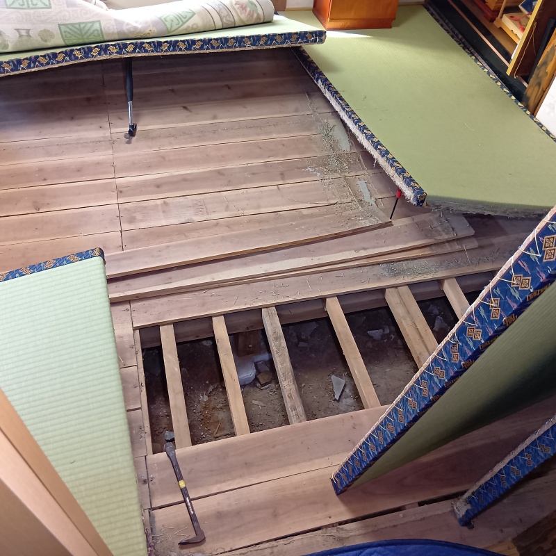 築年数15年のシロアリ駆除の施工事例（長崎県長崎市岩見町）