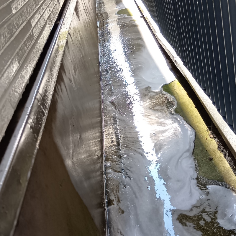 建物外周に防蟻剤を散布