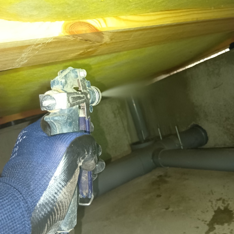 築年数5年のシロアリ予防の施工事例（広島県福山市春日町浦上）