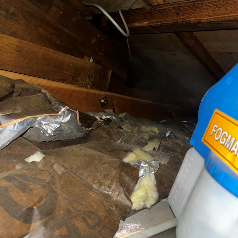 清掃後に除菌剤を散布