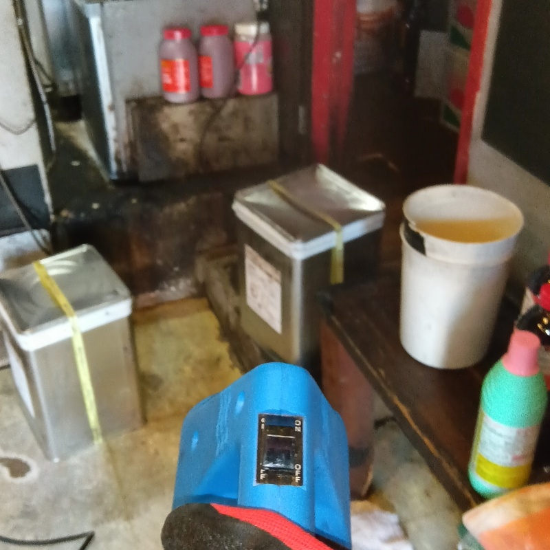 噴霧器で除菌剤を散布