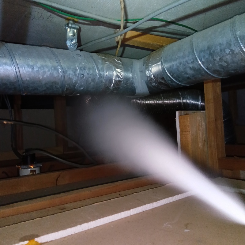 忌避スプレーを散布