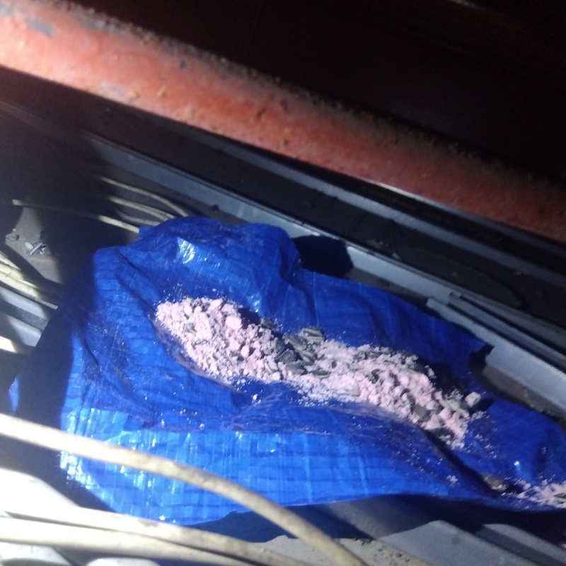 天井裏に殺鼠剤を設置