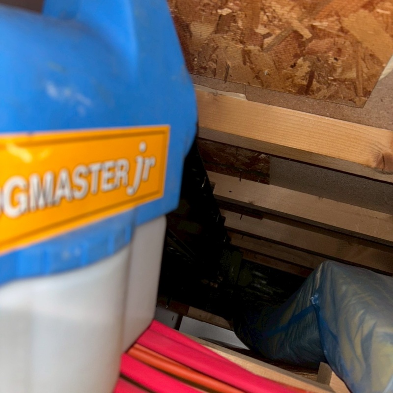 噴霧器で除菌剤を散布