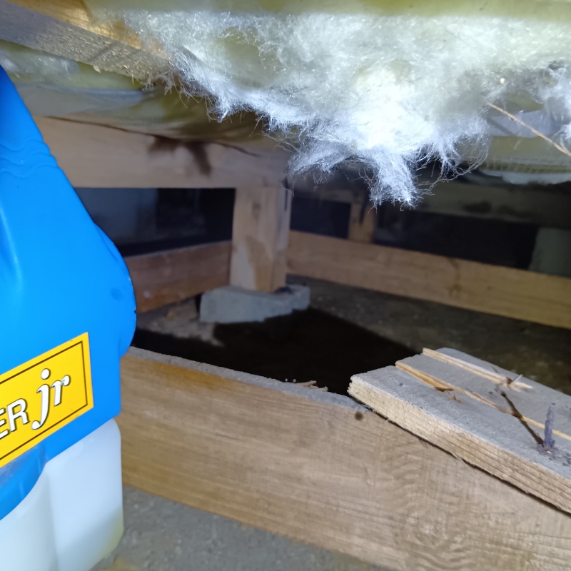 噴霧器で除菌剤を散布