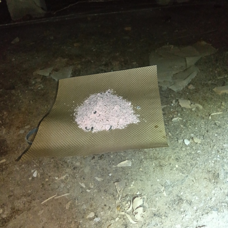 床下に殺鼠剤を設置