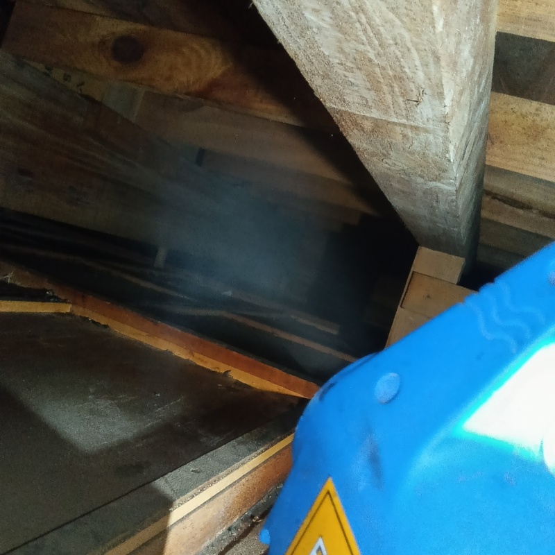 噴霧器で消臭剤を散布