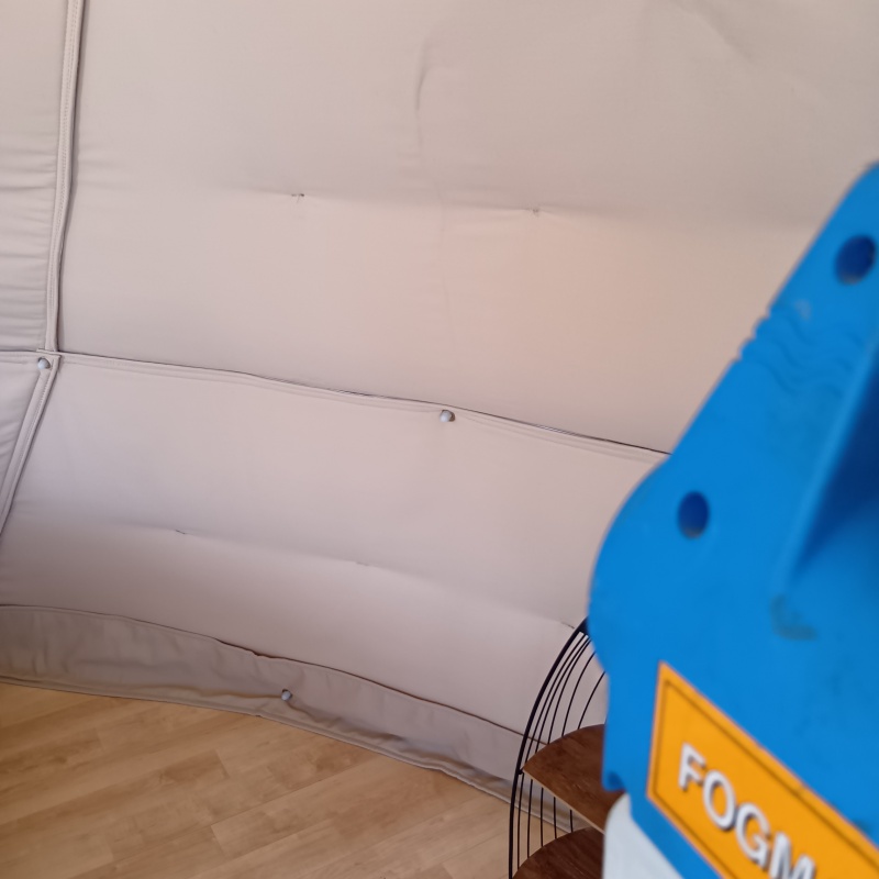 噴霧器で除菌剤を散布