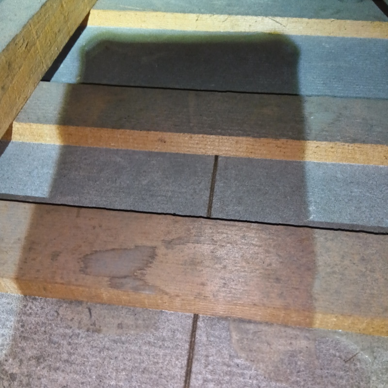 フンの清掃が完了した様子