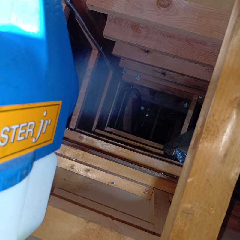 噴霧器で除菌剤を散布