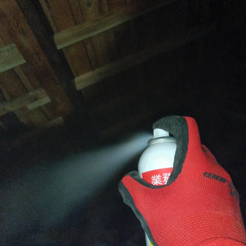 ネズミ駆除の施工事例（三重県津市芸濃町椋本）