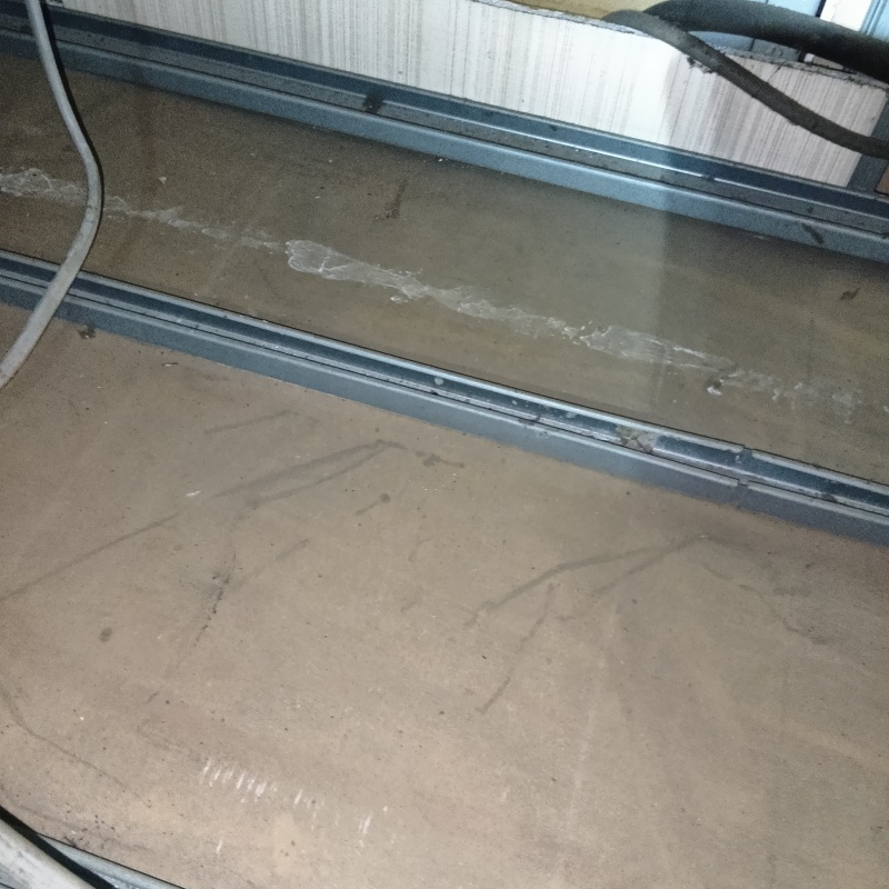 清掃が完了した様子