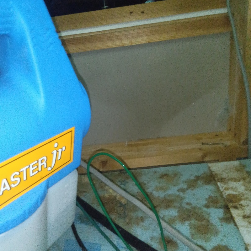 噴霧器で除菌剤を散布