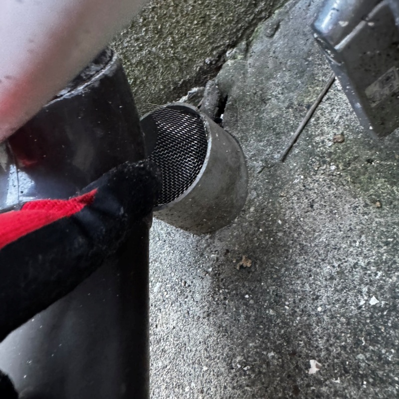 配管の開口部を封鎖