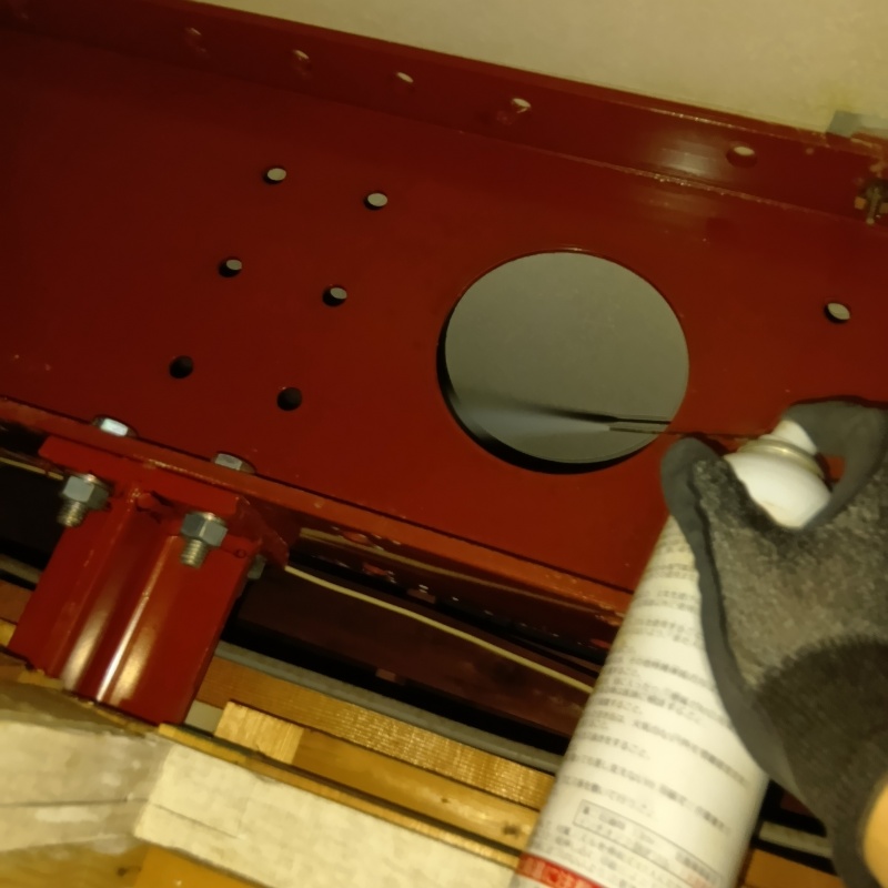 忌避剤をスプレー