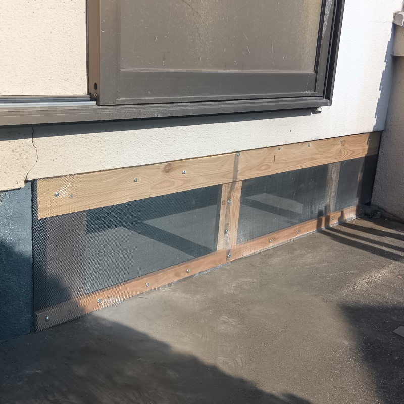 ネズミ駆除の施工事例（岡山県倉敷市亀島）