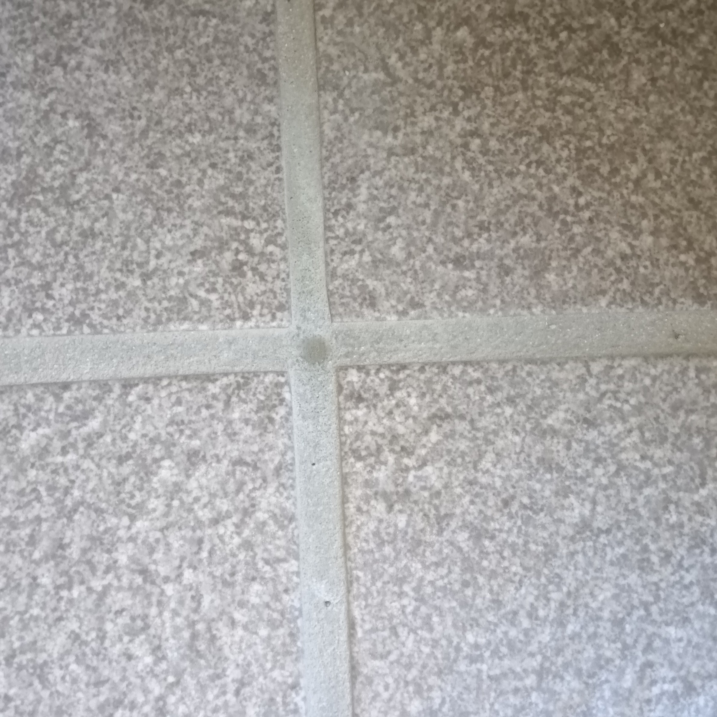 穴をふさいだ様子