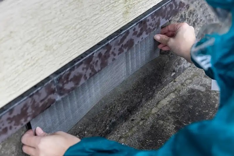 アライグマの駆除方法3 侵入口を塞ぐ