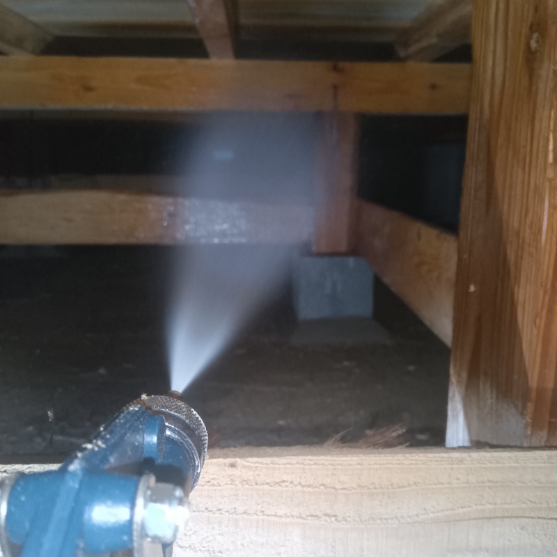 築年数40年のシロアリ駆除の施工事例（佐賀県伊万里市山代町立岩）