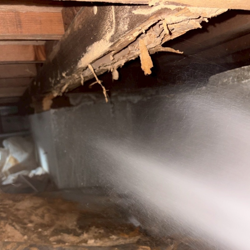 築年数40年のシロアリ予防の施工事例（山口県周南市久米）