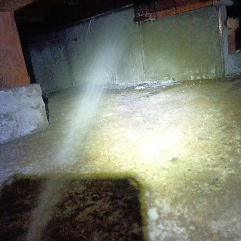 基礎にシロアリ駆除剤を散布