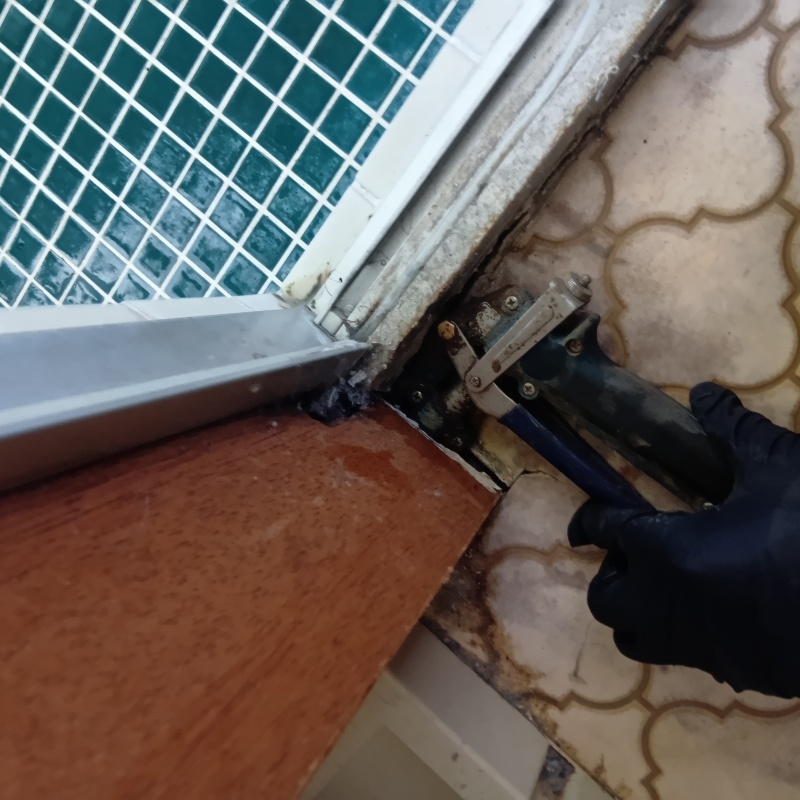 築年数40年のシロアリ駆除の施工事例（長野県東筑摩郡山形村山形村一円）