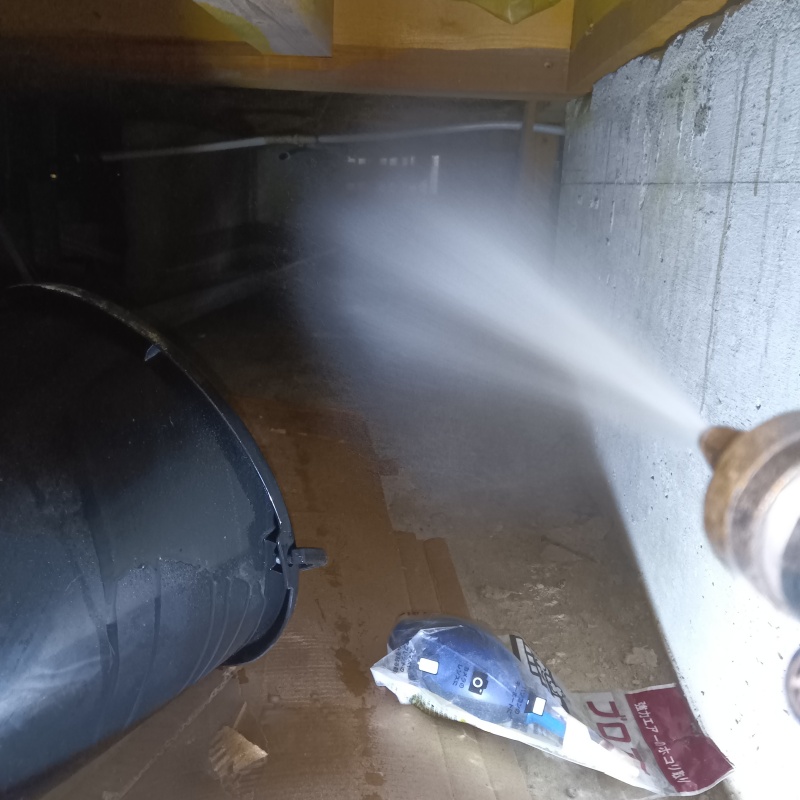 築年数25年のシロアリ予防の施工事例（福岡県宗像市赤間）