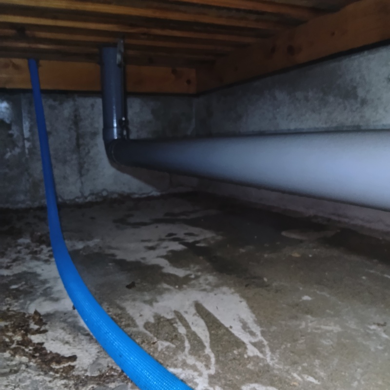 土壌処理が完了した様子