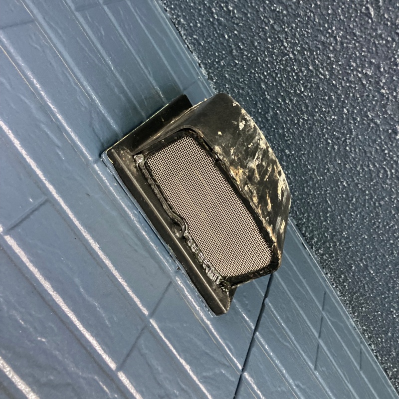 換気扇の開口部を封鎖