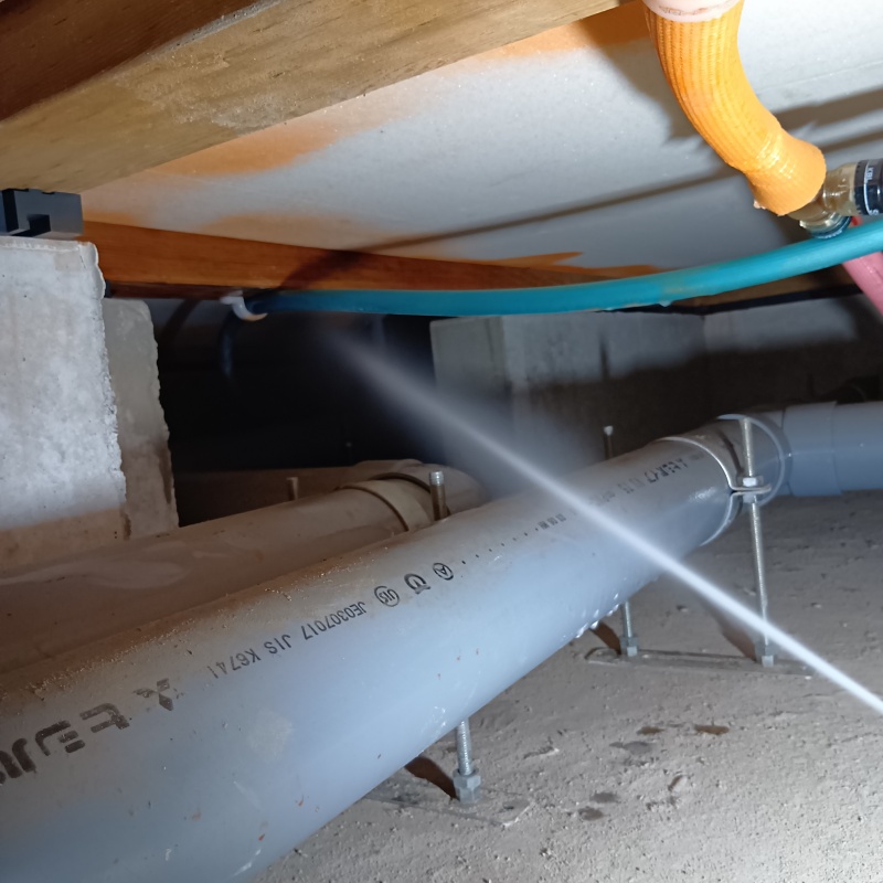 シロアリ予防の施工事例（神奈川県横浜市鶴見区馬場）