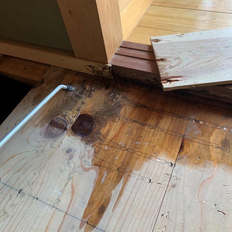 築年数30年のシロアリ駆除の施工事例（岐阜県本巣市根尾大井）