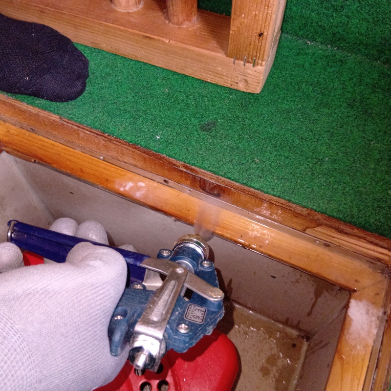 築年数60年のシロアリ予防の施工事例（東京都東村山市秋津町）