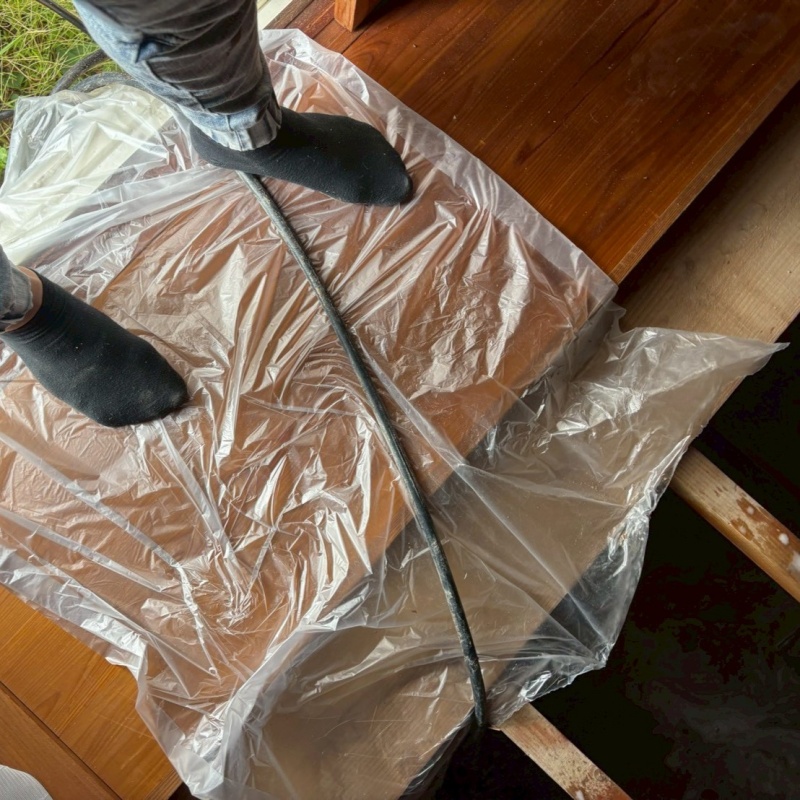 築年数32年のシロアリ予防の施工事例（山口県光市）