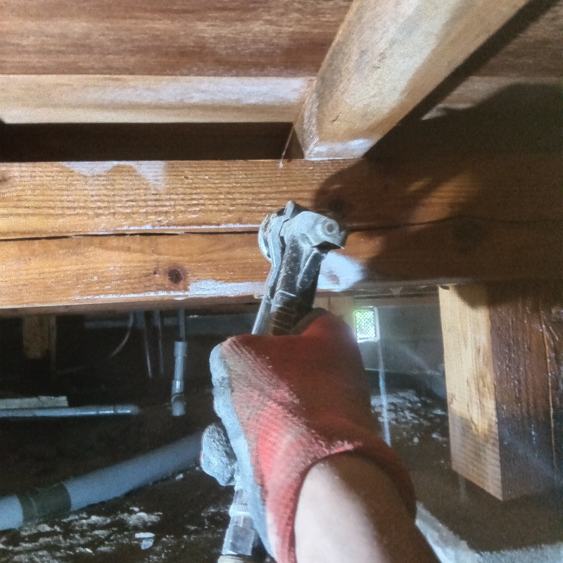 築年数65年のシロアリ駆除の施工事例（滋賀県東近江市五個荘日吉町）