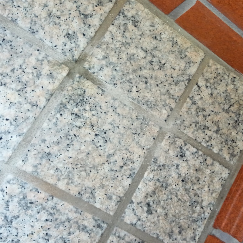 穿孔処理の穴をふさいだ様子