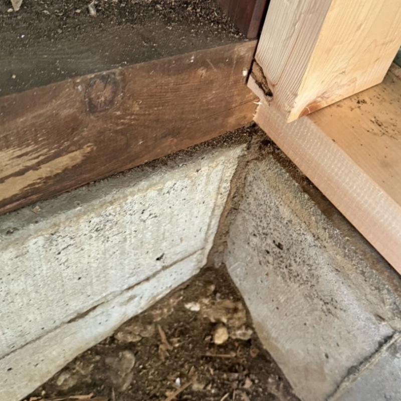 築年数60年のシロアリ駆除の施工事例（富山県氷見市柳田）