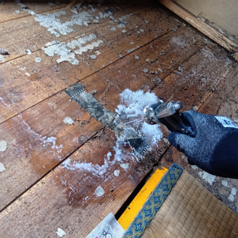 築年数35年のシロアリ駆除の施工事例（千葉県野田市山崎新町）