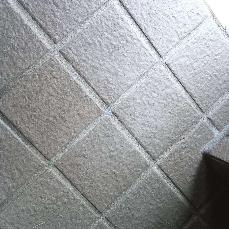 穿孔処理の穴をふさいだ様子