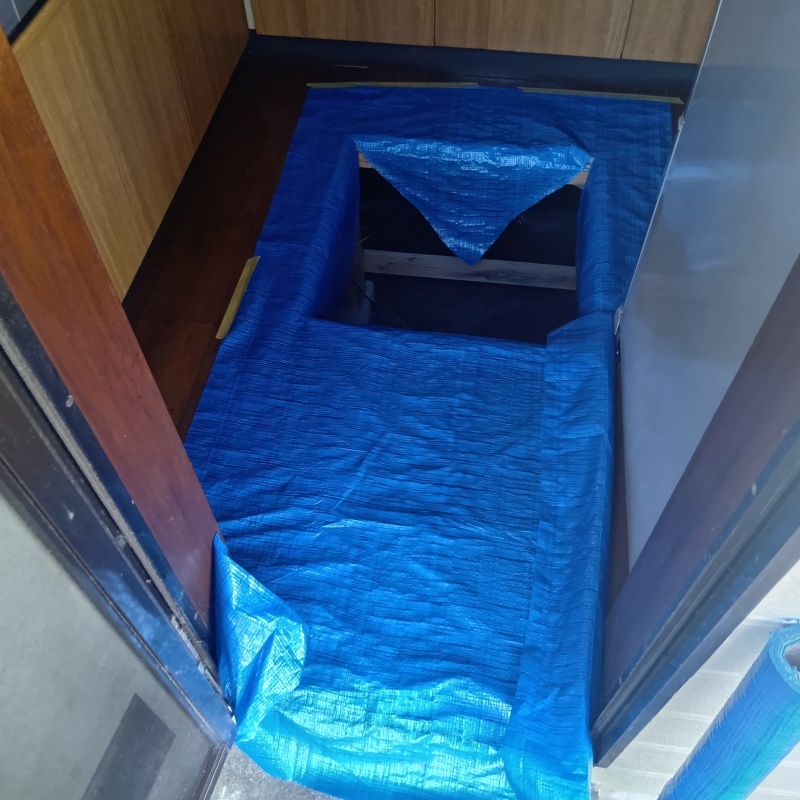 築年数34年のシロアリ予防の施工事例（千葉県茂原市木崎）