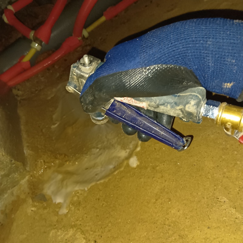 築年数40年のシロアリ駆除の施工事例（広島県広島市中区江波南）