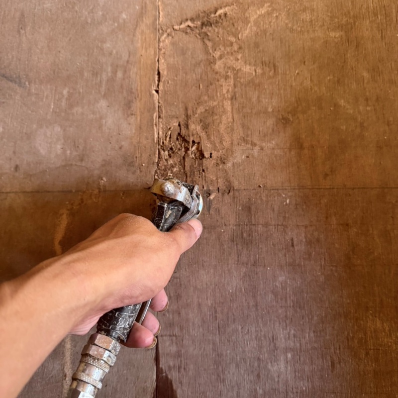 築年数25年のシロアリ駆除の施工事例（富山県高岡市福岡町上蓑）