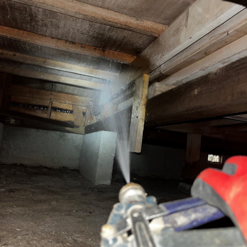 シロアリ駆除の施工事例（埼玉県志木市中宗岡）