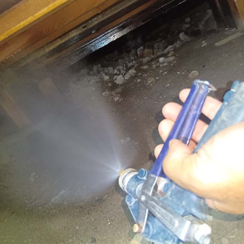 築年数100年のシロアリ駆除の施工事例（大阪府大阪市西成区玉出中）