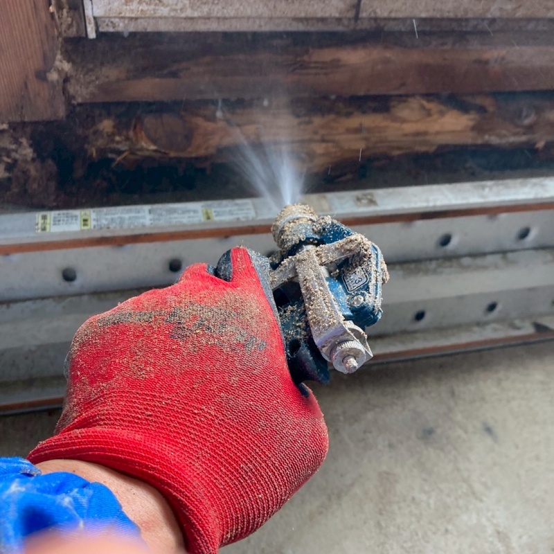 築年数40年のシロアリ駆除の施工事例（岐阜県多治見市笠原町）