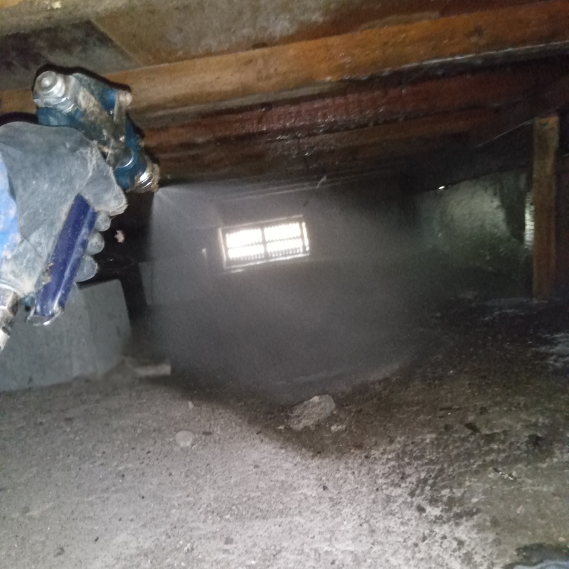 築年数40年のシロアリ駆除の施工事例（福島県二本松市）